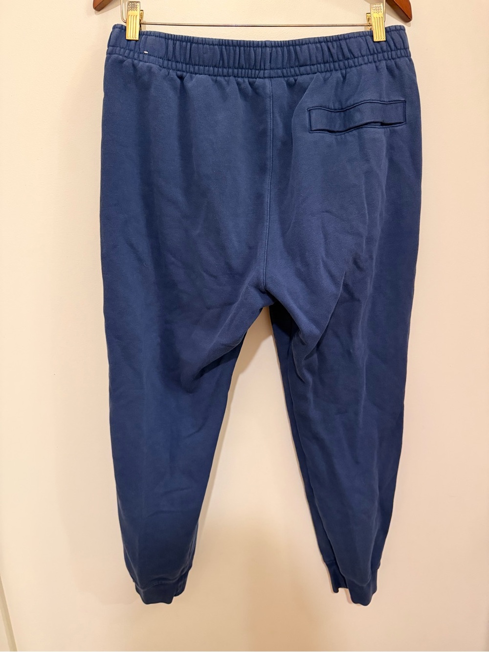 Nike Navy Blue Joggers with White Swoosh Tag Size L - Picture 2 of 5